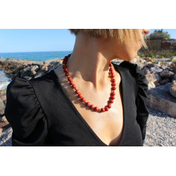 Neacklace Coral y Oro Chloé