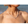 Handmade Cultured Pearl Necklace with Sterling Silver Clasp – 45 cm