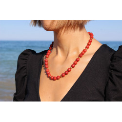 Neacklace Coral y Oro Chloé