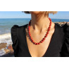 Neacklace Coral y Oro Chloé