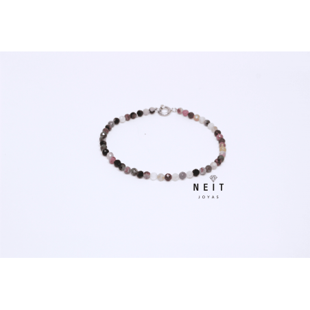 Ariadna – 3.5 mm Rose Quartz Bracelet with Silver Clasp – 18 cm