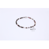 Ariadna – 3.5 mm Rose Quartz Bracelet with Silver Clasp – 18 cm