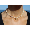 Atenea Necklace in Pearl and 18Karats Gold