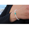 Pulsera con Turquesa y Perla Cultivada Nonna