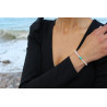 Pulsera con Turquesa y Perla Cultivada Nonna