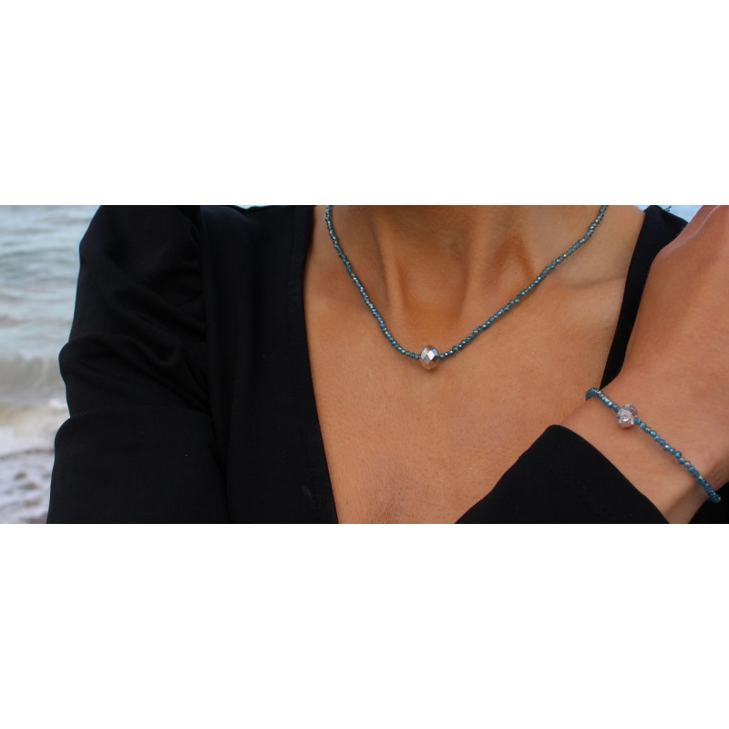 Sterling Silver Quartz Necklace Elsa Sterling Silver Quartz Necklace Elsa