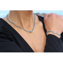 Collar de Cuarzo Azul