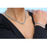Collar de Cuarzo Azul