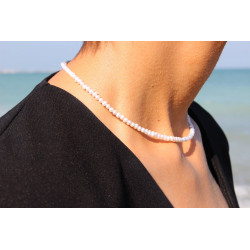 Cultivated Pearl Necklace 0.04 mm – 925 Sterling Silver | Elegant & Timeless