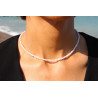 Cultivated Pearl Necklace 0.04 mm – 925 Sterling Silver | Elegant & Timeless