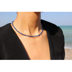 Lapislázuli Necklace 0.04 mm – Sterling Silver 925 | Elegant and Timeless