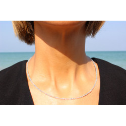Turmaline Necklace 0.04 mm – Sterling Silver 925 | Elegant and Timeless