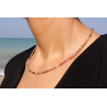 Collar de Cuarzo Rosa 2,8 mm – Plata de Ley 925 | Elegancia y Serenidad