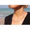 Collar de Cuarzo Rosa 2,8 mm – Plata de Ley 925 | Elegancia y Serenidad