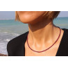 Collar de Granates 2,8 mm – Plata de Ley 925 | Joyería Artesanal