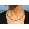 Collar de Cuarzo Ahumado 3 mm – Plata de Ley 925 | Joyería Artesanal