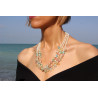 Triple Strand Cultured Pearl Necklace