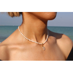Collar de Perlas Cultivadas con Racimo en Oro de 18K – Hecho a Mano y Exclusivo